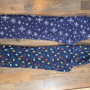 Old Navy Blue Snowflake Pajama Pants